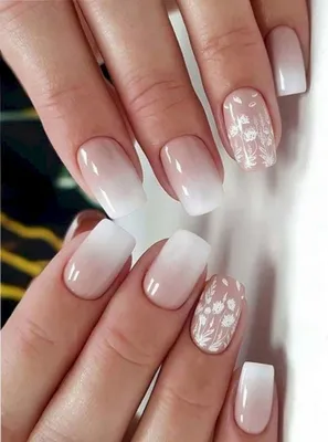 risha_nails - Нежный свадебный маникюр 🤗 Преображение... | Facebook