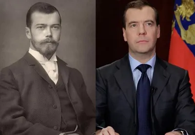 Почему Медведев 1 в 1 похож на Николая второго? Сходства в деятельности  поразительные! | POLIT Russia | Дзен