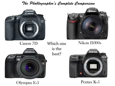 Battle of the Flagships: Olympus E-5, Pentax K5, Canon 7D, Nikon D300s:  Which is Better? - The Phoblographer