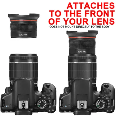 55 мм 0.35x широкоугольный объектив «рыбий глаз» (W/ Macro part) для Nikon  D5300 D5200 D5100 D3500 D3400 D3300 D3200 и Sony A99II A77II | AliExpress
