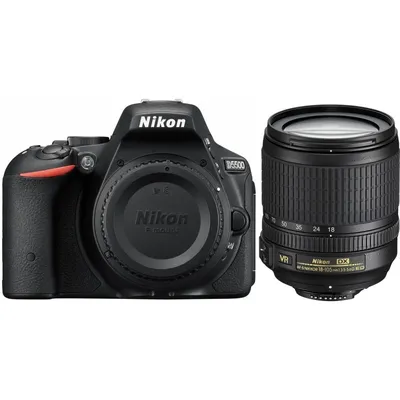 Nikon D5500 + 18-105мм VR II Kit, черный - Зеркальные камеры - Nordic  Digital