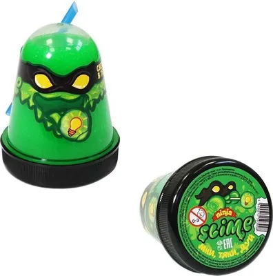 Шоу-бокс Слаймы Slime «Ninja»130 г, набор 20 шт.