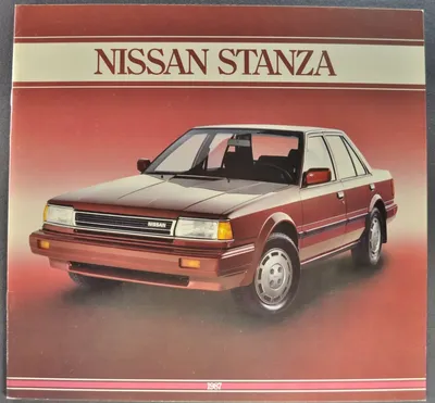 1987 Nissan Stanza Sedan Catalog Sales Brochure Excellent Original 87  Canadian | eBay