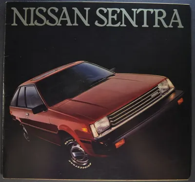 1983 Nissan Sentra Catalog Brochure Coupe XE Sedan Wagon Excellent Original  83 | eBay