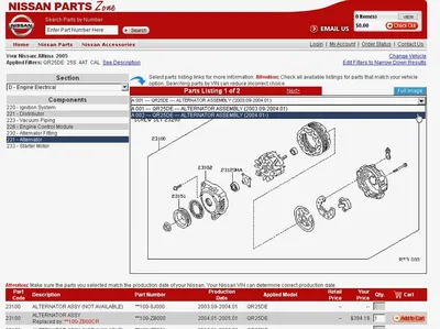 How to Find Parts in Nissan Parts Catalog - YouTube