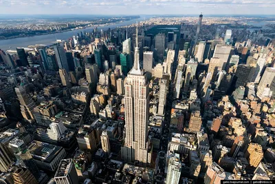Нью-Йорк с высоты птичьего полета (18 фото) | Прикол.ру - приколы,  картинки, фотки и розыгрыши!