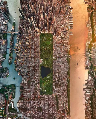 Красивые фото Нью-Йорка с высоты птичьего полета - Новости bigmir)net
