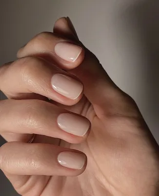 Нюдовый маникюр на короткие ногти 2020 | Manicure, Subtle nails, Nails