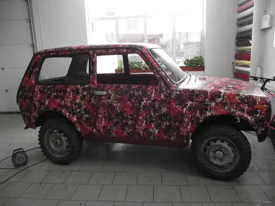 Пятнистая раскраска, камуфляж @ Нива 4x4