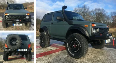 Off-road Lada Niva in a Brazilian…» — создано в Шедевруме