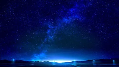 Фон ночного неба - фото и картинки: 73 штук