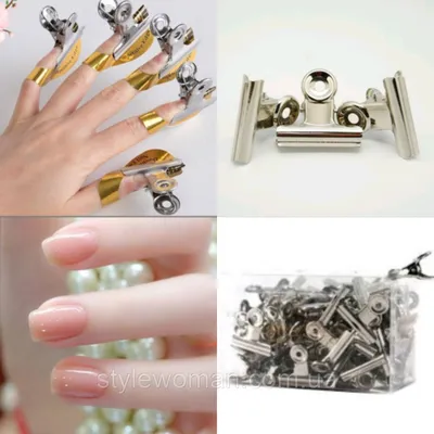 Samka Beauty Зажимы для арки ногтя, моделирования, наращивания ногтей