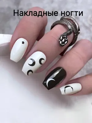 белые ногти женщины с серебряным дизайном, френч ногти фото, ноготь, гвозди  фон картинки и Фото для бесплатной загрузки