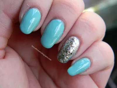 Nail Art Turquoise Gold Color Summer Stock Photo 1114186319 | Shutterstock