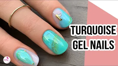 Turquoise Marble Nail Wraps – Embrace Your Style Nails LLC