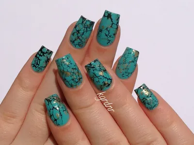 Turquoise Plaid Nail Wraps – Embrace Your Style Nails LLC