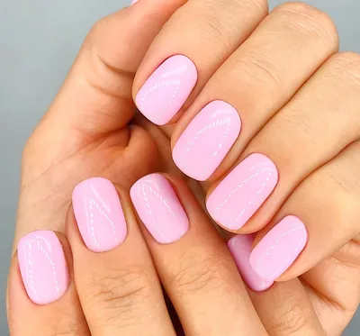 После ➡️ До Светло-розовые ноготки Легкий дизайн Комбинированный маникюр 💅  На фото До тоже моя работа Цена 3500… | Instagram