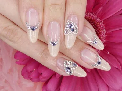 Свадебный маникюр на коротких ногтях - Студия красоты \"NailsProfi\"