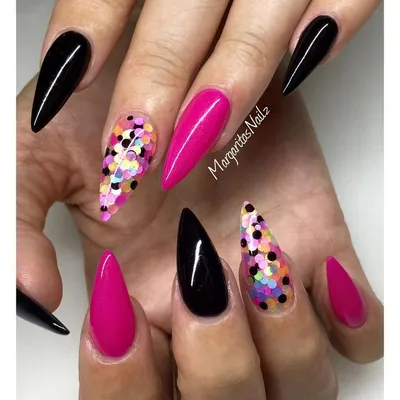 Instagram photo by @margaritasnailz • Aug 13, 2015 at 4:04pm UTC | Confetti  nails, Nail art, Trendy nails