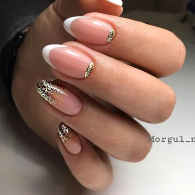 2020 Белый френч на ногтях 300 фото новинок дизайна ногтей | Trendy nail  art designs, Trendy nail art, Trendy nails