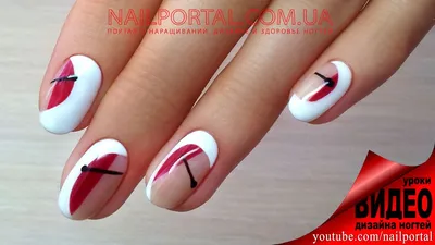 Дизайн ногтей гель-лак shellac - Роспись ногтей (видео уроки дизайна ногтей)  - YouTube