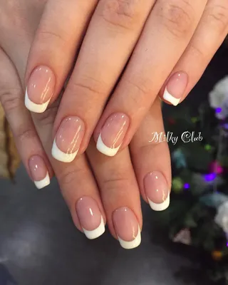 Классический френч | Nail art manicure, Simple nails, Pretty nail polish  colors