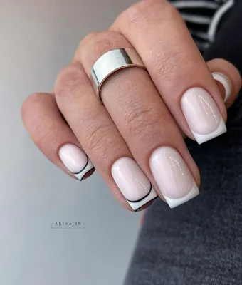 Маникюр на квадратные ногти 2024-2025, главные тренды, фото | Stylish  nails, Manicure, Short nails