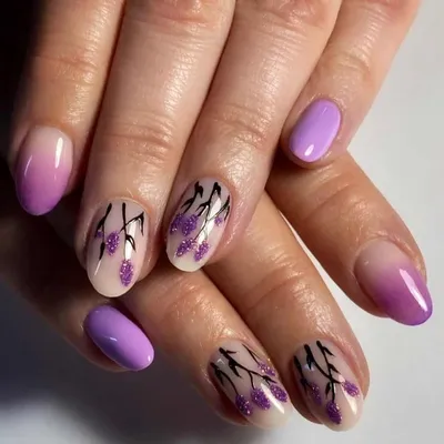 Top 30 Prettiest Lavender Nail Design Ideas (2023 Update) | Lavender nails,  Lilac nails, Nail designs