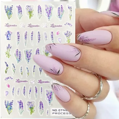 Lavender Cloud | Matte Medium Coffin Press-On Nails – Revel Nail