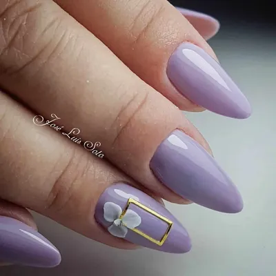 Top 30 Prettiest Lavender Nail Design Ideas (2023 Update) | Lavender nails,  Fancy nail art, Silver nail designs