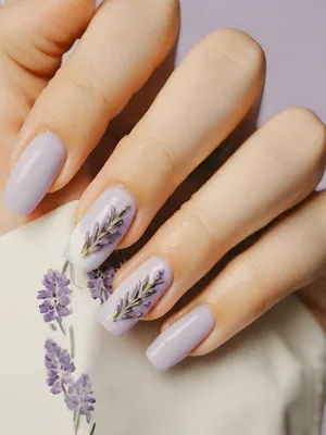 Lavender Latte Nails Are the Dreamiest New Take on the Milky Mani Trend