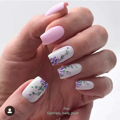 encapsulated lavender nails | Gallery posted by Nails by Ana | Lemon8