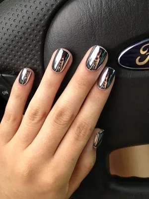55 Gorgeous Metallic Nail Art Designs | Art and Design | Metallic nail art,  Metallic nails, Metallic nails design