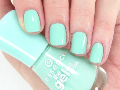 Mint Blue Spring Nails | Full Process | Acrylic Nails Tutorial - YouTube
