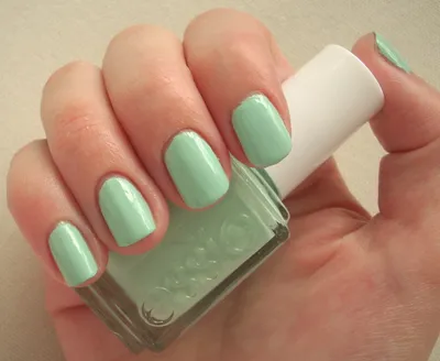 Eucalyptus Mint - Light Spring Green Creme Nail Polish by BLUSH Lacquers  blushlacquers.com