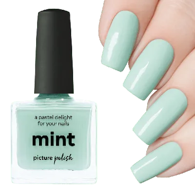 Light green nail polish Mint - Green | Manucurist – Manucurist US