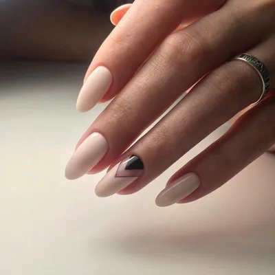 Красивые ногти миндалевидной формы - 80 фото
