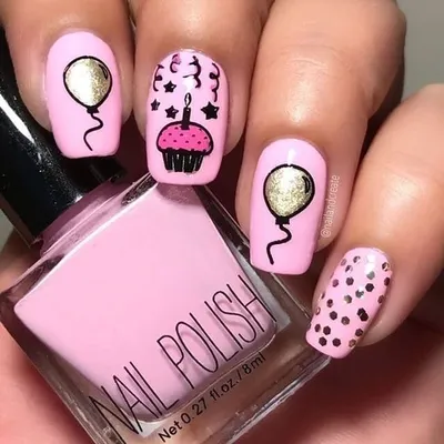 50+ Best Nail Designs Ideas for Birthday 2018 | Kids nail designs, Birthday  nail designs, Birthday nail art