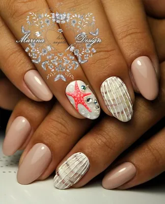 Маникюр на море 2021: модные тенденции и новинки фото | Beach nails,  Manicure, Trendy nails