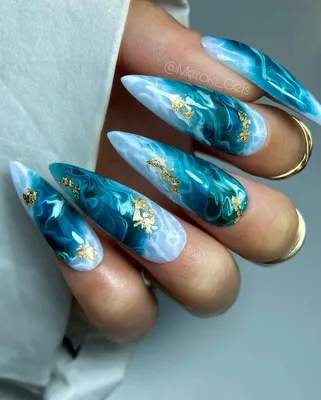 𝙄𝙀𝙎𝙃𝘼 𝙈 • 𝙉𝙊𝙍𝙒𝙄𝘾𝙃 𝙉𝘼𝙄𝙇 𝘼𝙍𝙏𝙄𝙎𝙏 on Instagram:  “𝐖𝐚𝐯𝐞𝐬 🌊 𝟏𝟓% 𝐎𝐟𝐟 𝐲𝐨𝐮𝐫 𝐟𝐢… | Дизайнерские ногти, Красивые  ногти, Нарощенные ногти