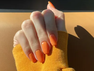 TRENDSETTER Press on Nails-glue on Nails-luxury Nails-orange  Nails-aesthetic Nails-nail Art, Orange Nails - Etsy