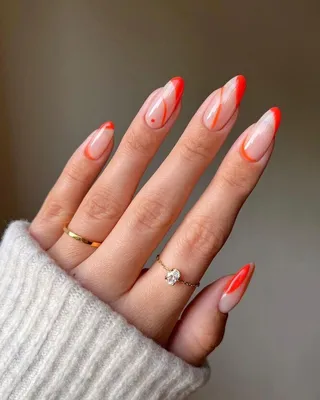 Orange Nail Designs - Penny Pincher Fashion