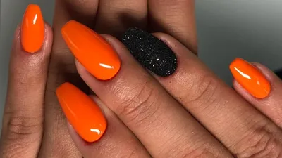 Orange nail designs 2020 Singapore | Nails fresh as oranges