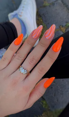 26 Orange and Black Nail Designs for Halloween and Beyond