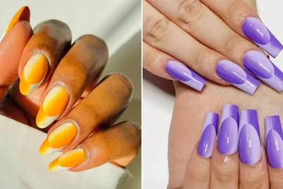 Orange Nail Designs - Penny Pincher Fashion