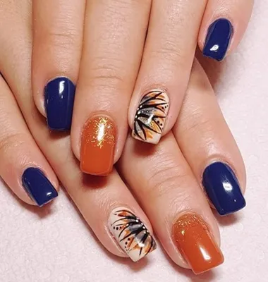 Fofosbeauty 24 pcs Short Coffin False Nails, Press-on Nails Designs 2022,  Metal Orange Juice - Walmart.com