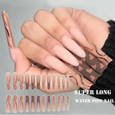 Done with gel and nail form. Pipe shape. Don't forget to check out my blog  https://purplenails.home.blog/2019/05/29/who-i-am/ : r/Nails