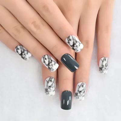 LAK_NAILS Наклейки для ногтей пленки для маникюра мрамор