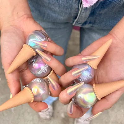 The prism edge nails Instagram trend is kind of magical | Metro News