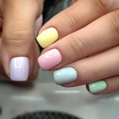 96 шт., многоразовые накладные ногти разных цветов | AliExpress